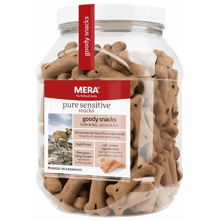 Лакомство Mera Pure Sensitive Goody Snacks для собак с лососем и рисом - 600 г Основное Превью