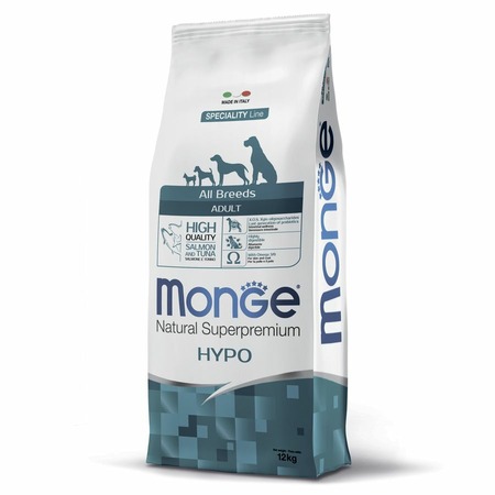 Сухой корм Monge Dog Speciality Hypoallergenic для собак гипоаллергенный лосось с тунцом  Превью